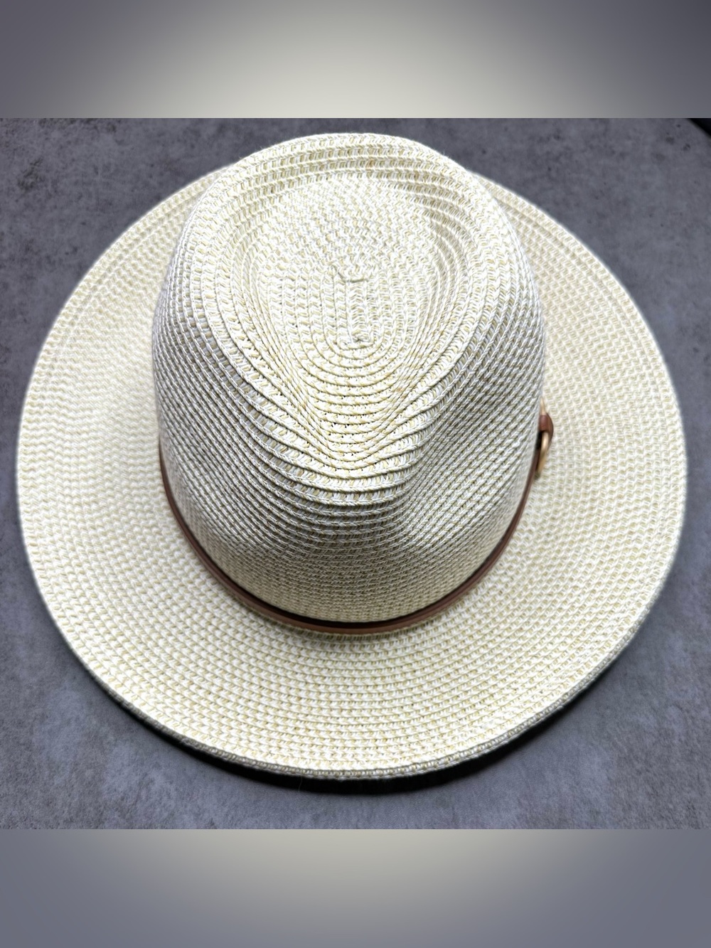 Lucky Brand Straw Panama Style Hat – One Size – Like New
